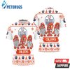 Christmas Gnomes Edmonton Oilers Ugly Sweat Christmas Polo Shirt