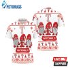 Christmas Gnomes Texas Rangers Ugly Sweat Christmas Polo Shirt