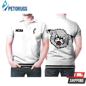 Cincinnati Bearcats Ncaa Classic White With Mascot Logo Gift For Cincinnati Bearcats Fans Polo Shirt