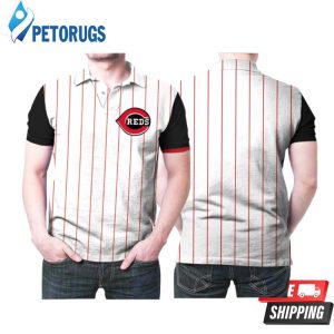 Cincinnati Reds Majestic 1999 Mlb Baseball Throwback Cool Base White Red 2019 Style Gift For Cincinnati Reds Fans Polo Shirt