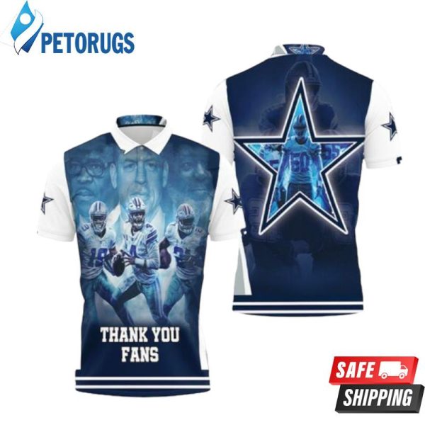 Dallas Cowboy Super Bowl Nfc East Division Champions Thank You Fans Polo Shirt