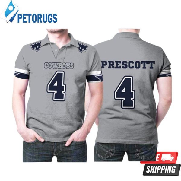 Dallas Cowboys Dak Prescott 4 Legend Player Nfl American Football Team Style Gift For Cowboys Fans Dak Prescott Lovers Polo Shirt