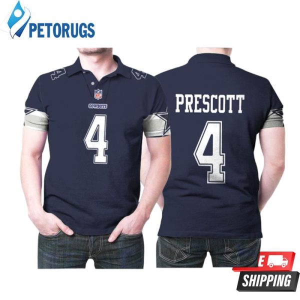 Dallas Cowboys Dak Prescott 4 Player Legend Designed For Dak Prescott Fan Polo Shirt