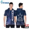 Dallas Cowboys Logo Grey Vapor Pattern Printed Gift For Dallas Cowboys Fan Short Sleeve Polo Shirt