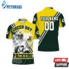 Davante Adams 17 Green Bay Packersposter For Fans Personalized Polo Shirt