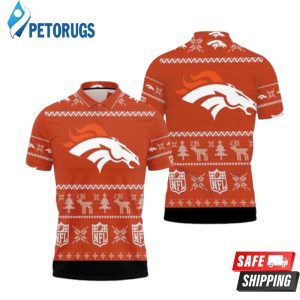 Denver Broncos Nfl Ugly Sweat Christmas Polo Shirt