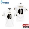 Design Arizona Cardinals Pat Tillman #40 Great Player White 100th Season Golden Edition Polo Shirt