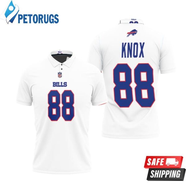 Design Buffalo Bills Dawson Knox #88 Nfl Great Player American Football Team Game White Bills Fans Polo Shirt