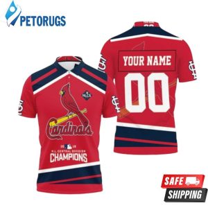 Design Nl Central Champions St Louis Cardinals Personalized Polo Shirt