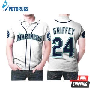 Design Seattle Mariners Ken Griffey Jr 24 Mlb Baseball Team Logo Style Polo Shirt