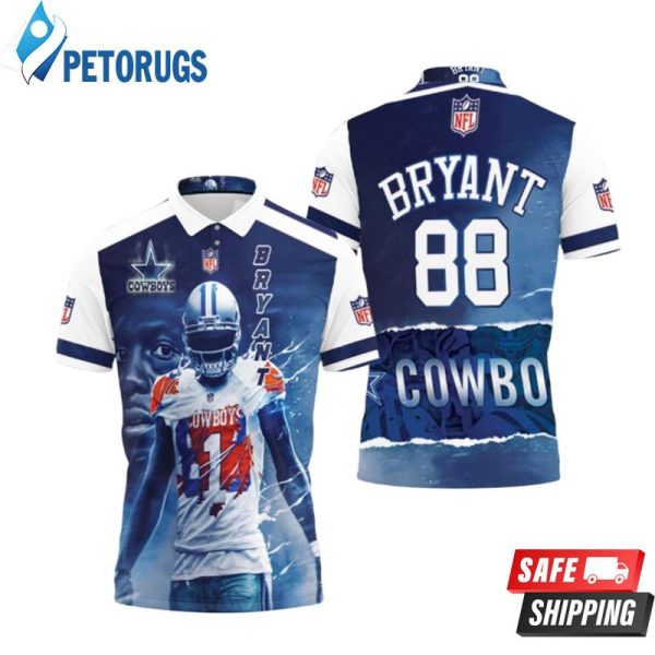 Dez Bryant 88 Dallas Cowboys Oklahoma State Cowboys Polo Shirt