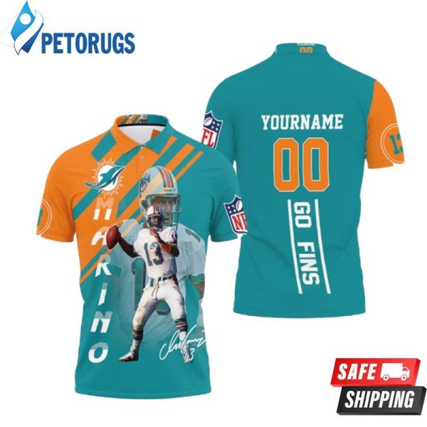 Dolphins Dan Marino Personalized Polo Shirt