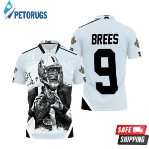 Drew Brees New Orleans Saint Signature Polo Shirt