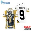 Drew Brees New Orleans Saints Paint Style Polo Shirt