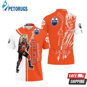 Edmonton Oilers And Zombie For Fans Polo Shirt