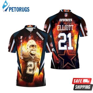 Ezekiel Elliott 21 Dallas Cowboys Polo Shirt