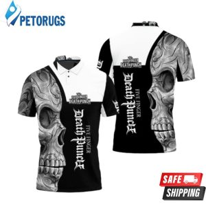 Five Finger Death Heavy Rock Band Skull For Fan Polo Shirt