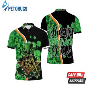 Freemasons St Patrick Happy Saintt Patricks Day Polo Shirt