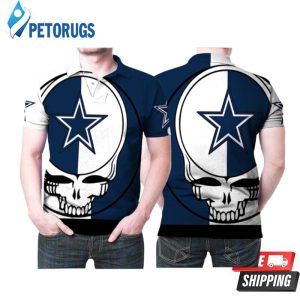 Grateful Dead Skull Dallas Cowboys Designed For Dallas Cowboys Grateful Dead Fan Polo Shirt