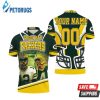 Green Bay Packers Aaron Rodgers 12 And Brett Favre 4 For Fans Personalized Polo Shirt