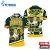 Green Bay Packers Aaron Rodgers 12 And Brett Favre 4 For Fans Polo Shirt