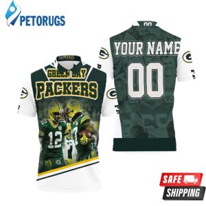 Green Bay Packers Aaron Rodgers Davante Adams Nfl Season Nfc North Winner Thanks Personalized Polo Shirt