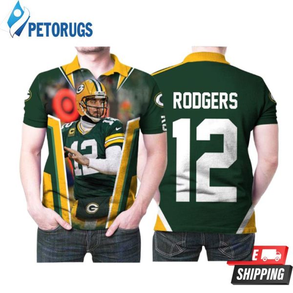 Green Bay Packers Aaron Rodgers Legend 12 Nfl American Football Green For Packers Fans Polo Shirt