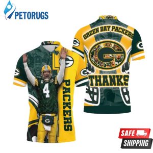 Green Bay Packers Brett Favre Thanks Nfl Season Nfc North Winner Personalized Polo Shirt