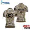 Green Bay Packers Camouflage Veteran Polo Shirt