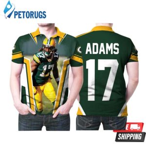 Green Bay Packers Davante Adams Legend 17 Nfl American Football Green For Packers Fans 1 Polo Shirt