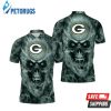 Green Bay Packers Nfl Fans Skull Polo Shirt