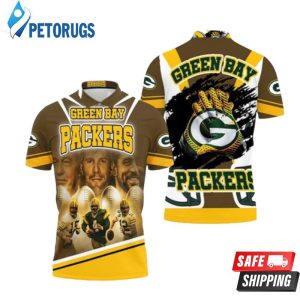 Green Bay Packers Qbs Bart Starr 15 Brett Favre 4 Aaron Rodgers 12 For Fans Polo Shirt