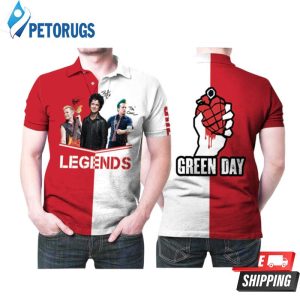 Green Day Grenade Logo Band Legends Signed Printed Gift For Green Day Fan Polo Shirt