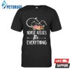 Horse Kisses Fix Everything Funny Horse Lovers Equestrians Flowers Ladies Women s Polo Shirt