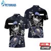 Jack Skellington Monster Energy Logo New York Yankees Printed For Fan Polo Shirt