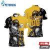 Jack Skellington Pittsburgh Steelers Personalized Polo Shirt