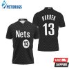 James Harden Nets 2020-21 Earned Edition Black Inspired Polo Shirt