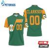 Jazz Jordan Clarkson 2020-21 Earned Edition Green Inspired Polo Shirt