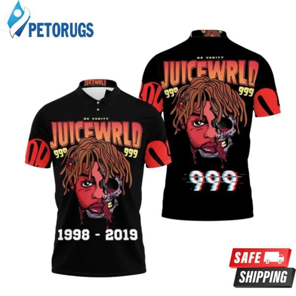 Juice Wrld 999 Pop Half Skull Polo Shirt