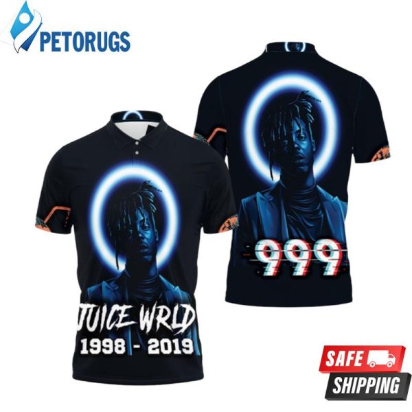 Juice Wrld 999 Rap Hip Hop Never Die Neon Style Polo Shirt