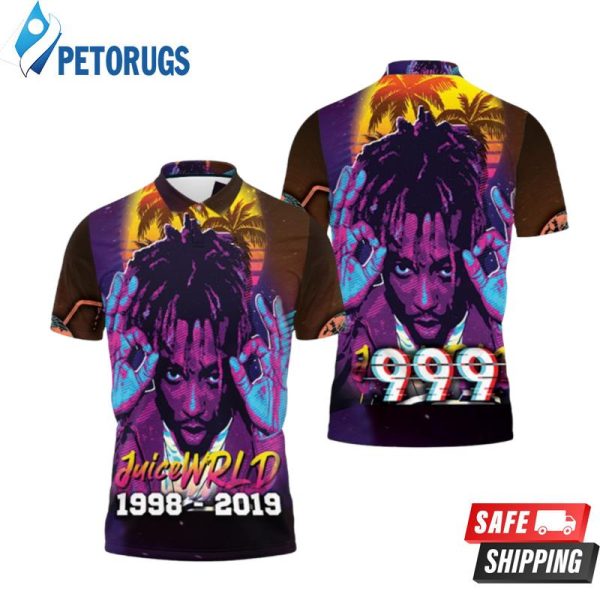 Juice Wrld 999 Rap Pop Neon Style Polo Shirt