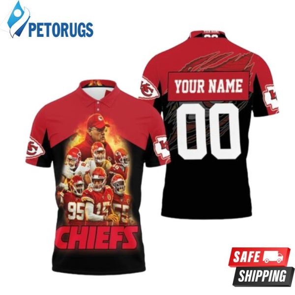 Kansas City Chiefs Afc West Champions Super Bowl Personalized 1 Polo Shirt