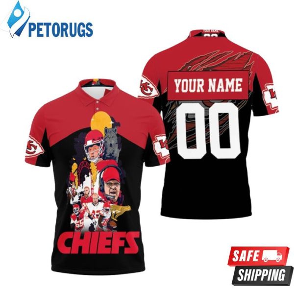 Kansas City Chiefs Andy Reid Team Wolf Nfl Super Bowl Personalized 1 Polo Shirt