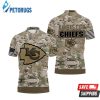 Kansas City Chiefs Camouflage Veteran Polo Shirt