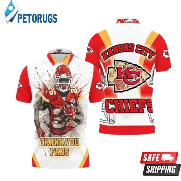 Kansas City Chiefs Damien Williams 26 Polo Shirt