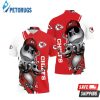 Kansas City Chiefs Jack Skellington And Zero Polo Shirt