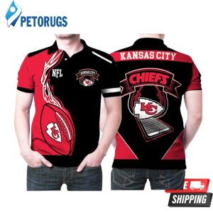 Kansas City Chiefs Legend Nfl Team Logo Fire Ball Printed Gift For Kansas City Chiefs Fan Polo Shirt