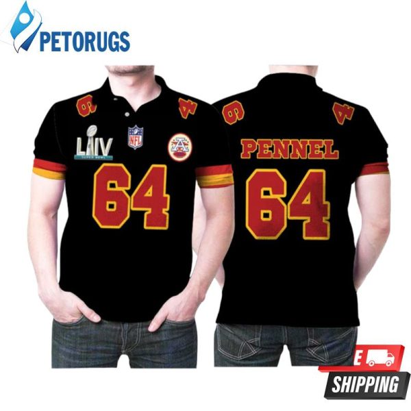 Kansas City Chiefs Mike Pennel 64 Super Bowl Red Game Style Gift For Chiefs Fans Pennel Lovers Polo Shirt