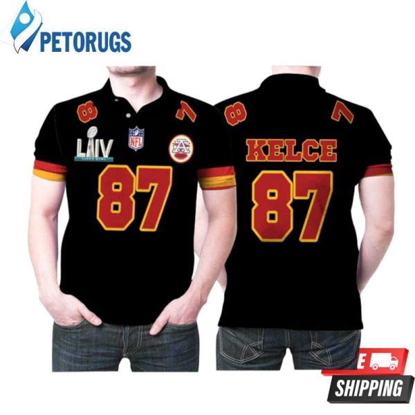 Kansas City Chiefs Travis Kelce 87 Super Bowl Red Game Style Gift For Chiefs Fans Kelce Lovers Polo Shirt