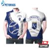 Kansas City Royals Logo Fire Ball Printed Gift For Kansas City Royals Fan Polo Shirt